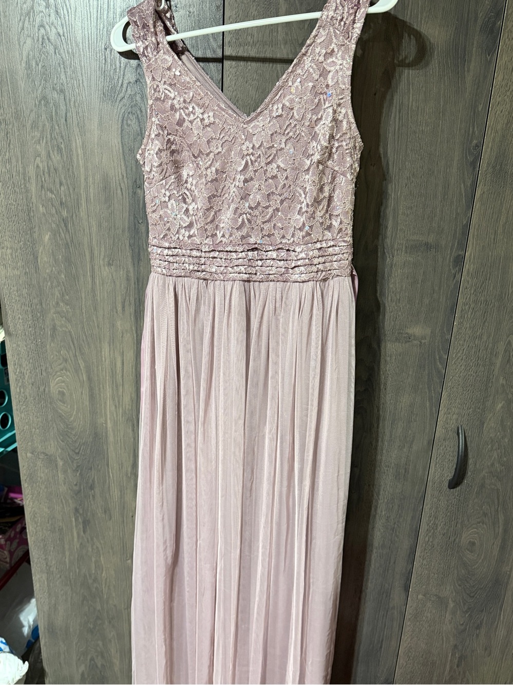 Formal Lace  V-Neck Maxi Dress